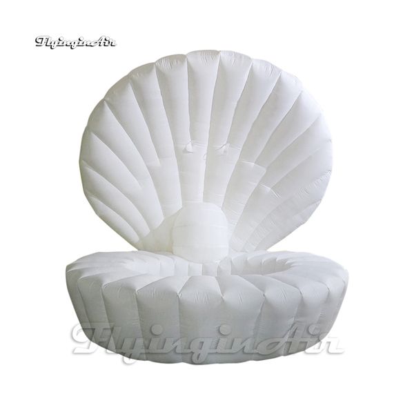 Персонализированные модели Seashell Lighting надувные моллюсков оболочкой многоцветный воздушный вздутый воздушный шар с RGB Light для событий