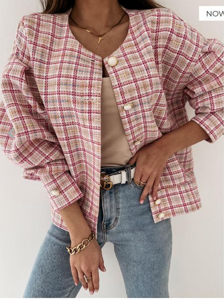 

women's jackets fall coat women autumn plaid short coats office slim cardigan all-match single breasted outwear mujer de moda, Black;brown