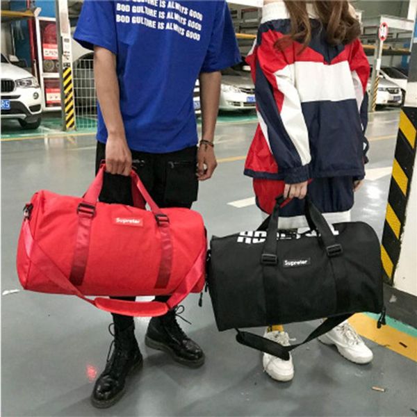 

duffel bags large capacity travel shoulder bag fashion men and women fitness yoga handbag luggage belt independent shoe seat