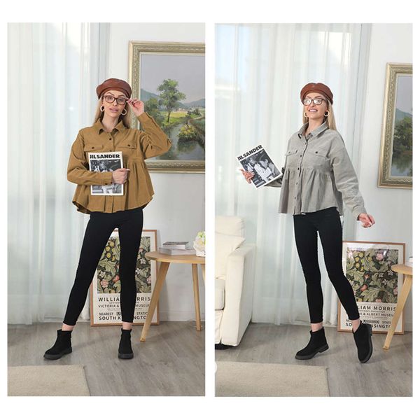 

autumn and winter loose coat small fragrant wind cashmere trendy women's, Black;brown