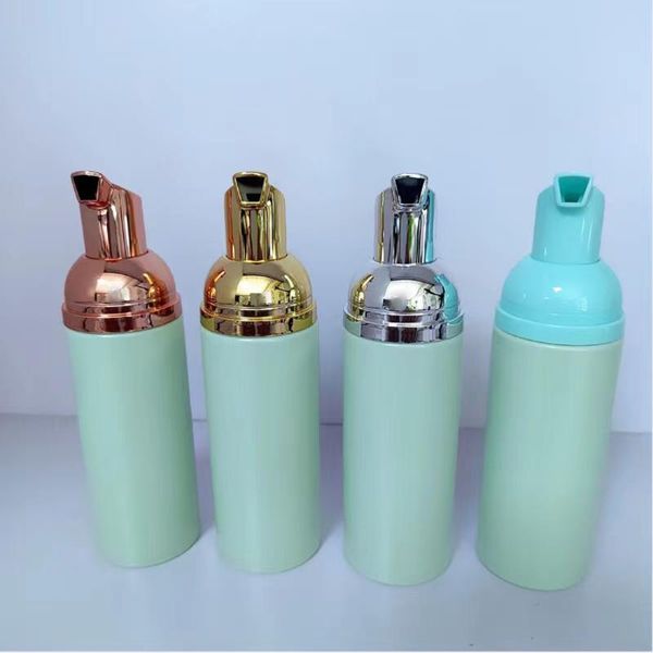 

storage bottles & jars 10pcs/lot 60/30ml portable foam bottle soap mousse liquid dispenser matcha milk green plastic shampoo lotion