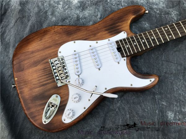 

heavy heritage st electric guitar, body alder pickup sss finish st guitar, handmade