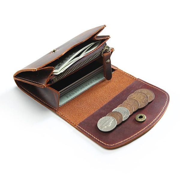 

coin purses lanspace men's leather holders fashion wallet female case, Red;black