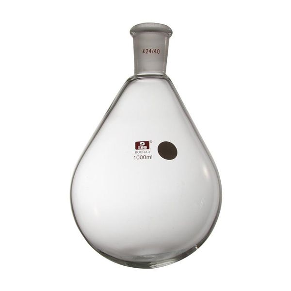 

lab supplies standard grinding mouth 24# rotating evaporation instrument glass distillation reaction bottle eggplant type