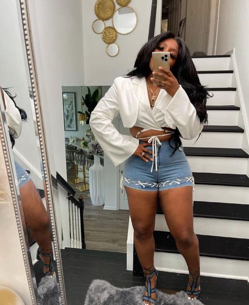 

women's suits & blazers autumn winter white short jacket long sleeve lace up blazer coat turn down collar outwear party clubwear ladies, White;black