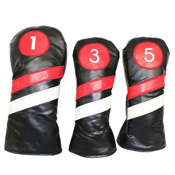

golf training aids replacement headcover cover protector waterproof protection pu leather