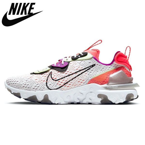 

running shoes react vision men women barely volt black iridescent desert oasis white purple honeycomb pastel saffron vast grey outdoors spor