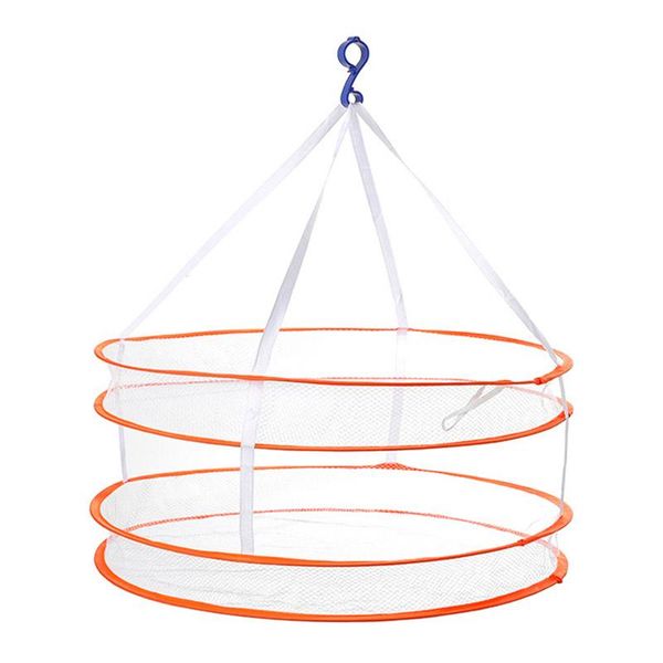 

hangers & racks ly clothes drying foldable hanging windproof dryer flat mesh bags for socks underwear