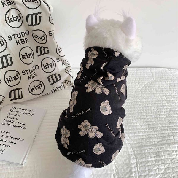 

autumn pet tide brand sweater small dog teddy bear vip chenery cat autumn winter cloth