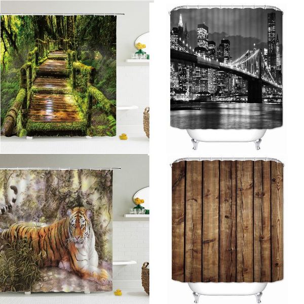 

shower curtains beautiful scenery bathroom curtain for kitchen in the room