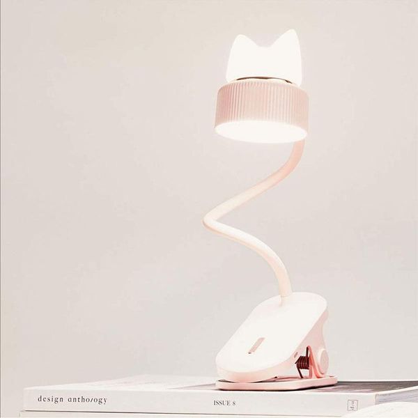 

table lamps reading led bed clamp cat night light 2 in 1 for headboard book 360 Â° flexible gooseneck clip lamp