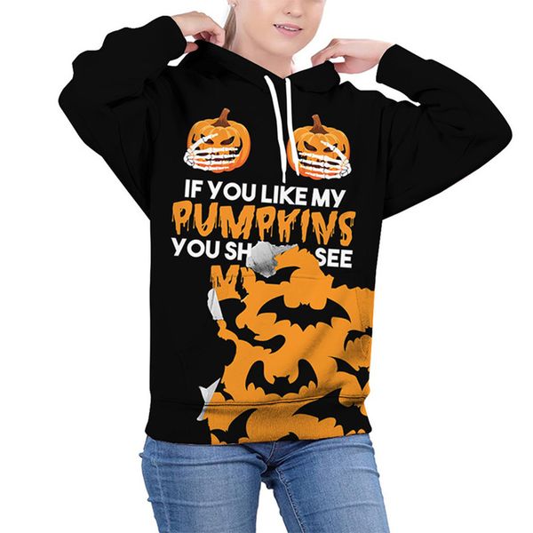 

Halloween on Titan Colorblock Hooded Long Sleeve Streetwear Harajuku Hoodie Women s Sports Hoodie G1, Black