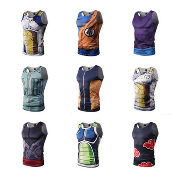 

men' tank men ' summer 3d print breathable mesh patchwork vest fitness sleeveless tee shirts bodybuilding brand clothing wholes, White;black