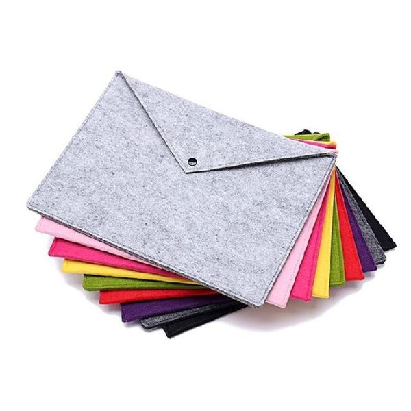 

pencil bags felt file bag organizer kawaii korean case documents folder a4 penal for girls school supplies stationery storage kpop