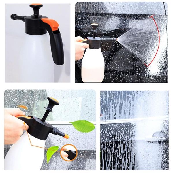 

water gun & snow foam lance hand pump sprayer pressure nozzle car wash window cleaning spray can