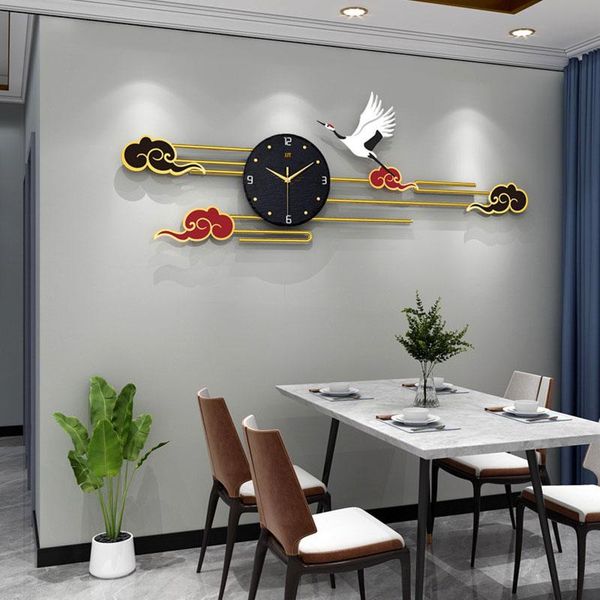 

wall clocks chinese clock living room light luxury creative home decoration simple