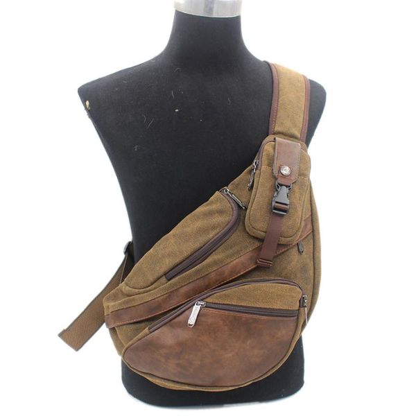 

backpack men canvas sling chest daypack travel capacity brand famous cross body single rucksack shoulder bag