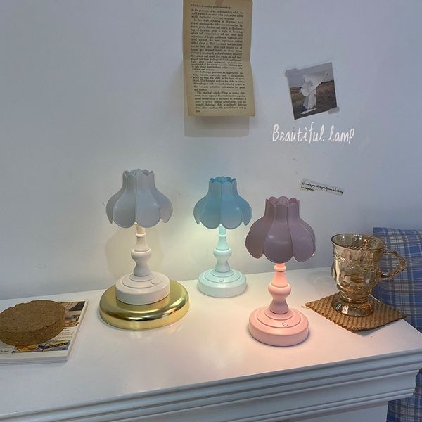 

small night student dormitory desk usb rechargeable bedroom bedside lamp decoration