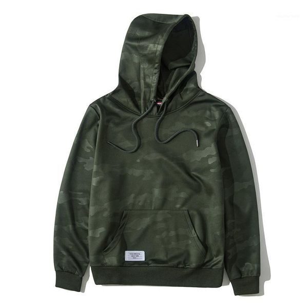 

men's hoodies & sweatshirts men male spring autumn cool camouflage military tracksuit casual long sleeve hooded sweatshirt pullover, Black