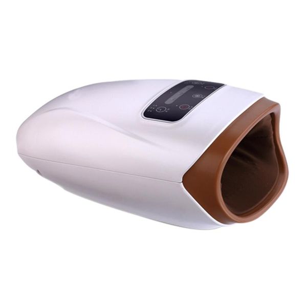 

heated hand massager physiotherapy equipment pressotherapy palm massage device air compression finger apparatus us plug electric massagers