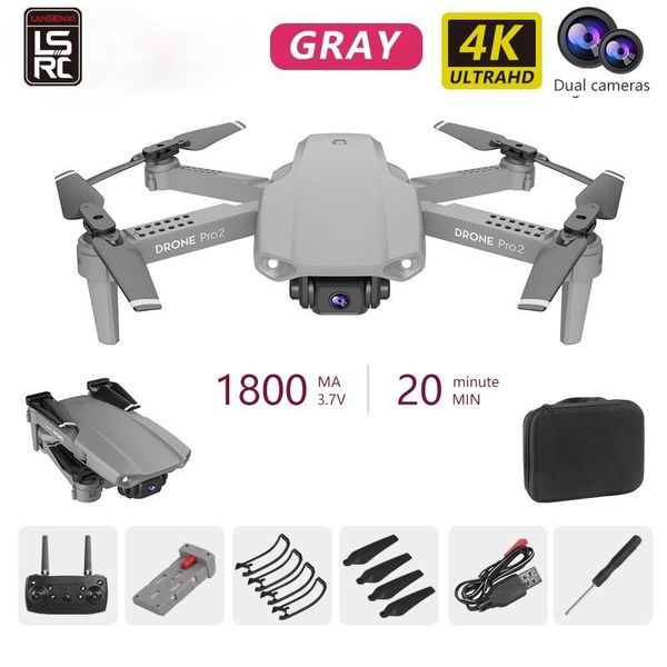 

pro2 rc mini drone 4k 1080p 720p dual camera wifi fpv aerial pography helicopter foldable quadcopter dron toys e88 drones