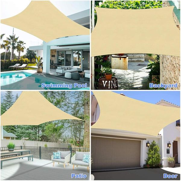 

shade sail canopy anti-uv garden net cover patio deck facility outdoor