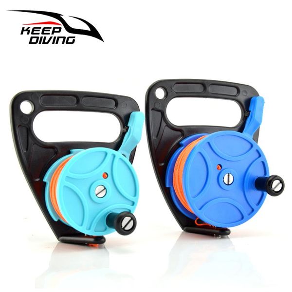 

pool & accessories keep diving 46m/83m handheld reel with thumb ser for underwater scuba wreck cave smb