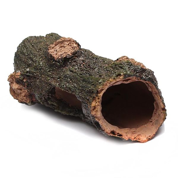 

decorations ornament simulation decoration polyresin hollow trunk tree log wood fish tank aquarium