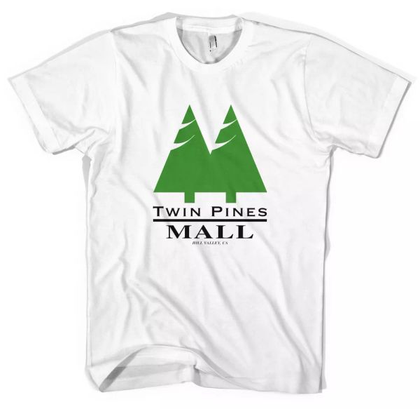 

twin pines mall back to the future t-shirt all sizes colours, White;black