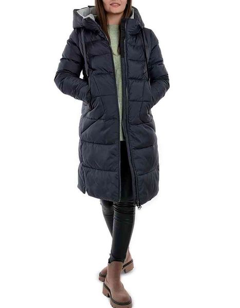 

custom winter women padded down et long warm duck down coat with hood, Black