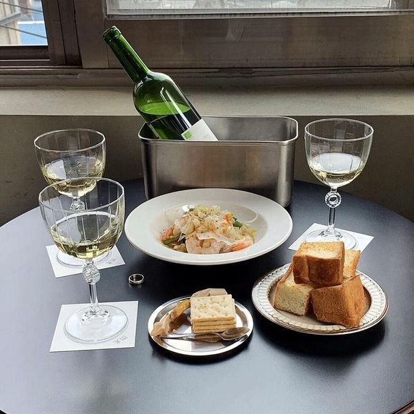 

wine glasses europe 2pcs/set transparent crystal glass 160-270ml champagne flute goblet home bar party wedding drinkware