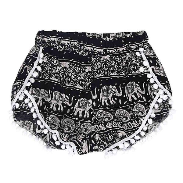 

women's shorts women summer casual high waist short beach style, White;black
