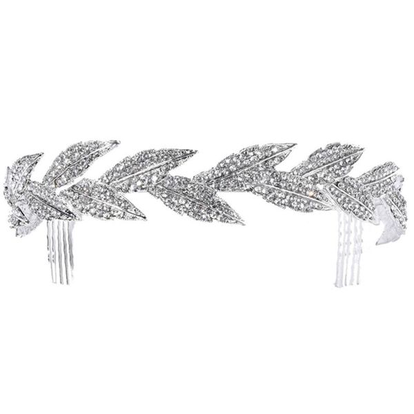 

hair brushes 1pc comb bride headwear headdress clip accessories, Silver
