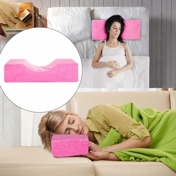 

soft cushion grafted eyelash extension pillow headrest neck support u shape professional salon waterproof tools