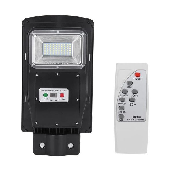 

30w led solar street light radar pir wall lamp +remote