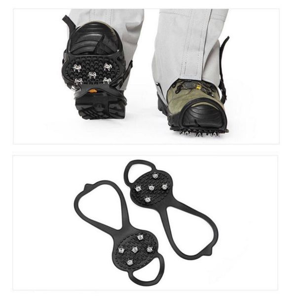

cords, slings and webbing children antiskid shoe cover snow land five teeth nail ski road anti falling ice grab chain wholesale