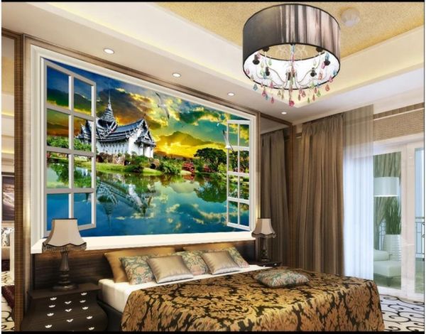 

wallpapers custom po wallpaper for walls 3 d rural mural southeast asian pastoral style 3d stereo hd tv background wall papers
