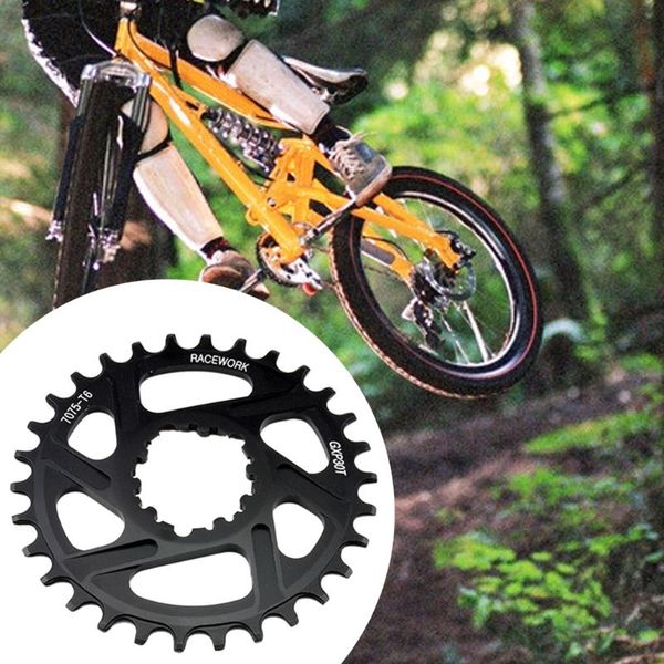 

bike heels & chainwheels chain ring 36t 38t bicycle crankset cycling chainwheel 6 degree offset 30t 32t 34t single speed narrow wide ro