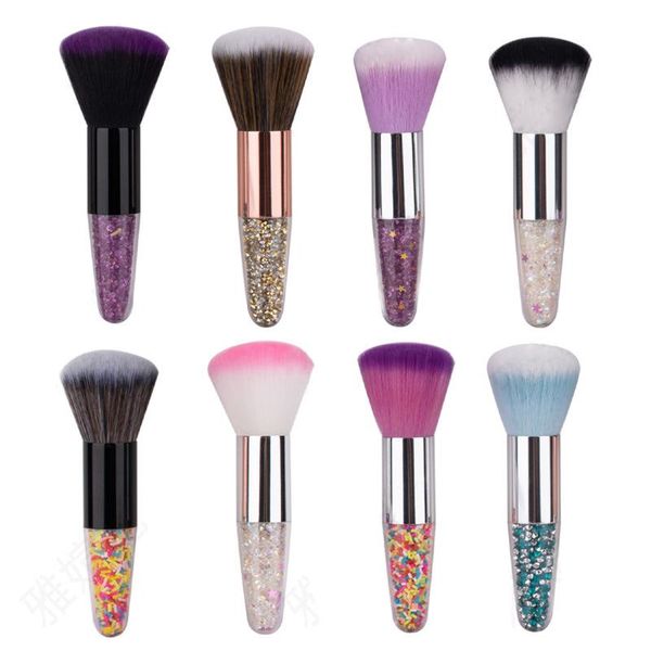 

makeup brushes 8 colors crystal handle professional foundation powder blush brush soft hair cosmetic face contour beauty tools