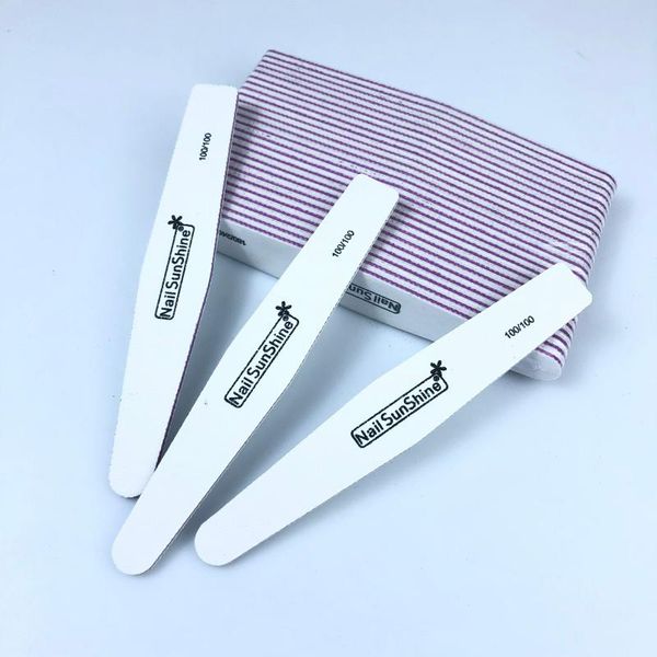 

nail files 3/5 pcs professional file sandpaper strong thick buffer for manicure sanding rhombus white tools 100/100