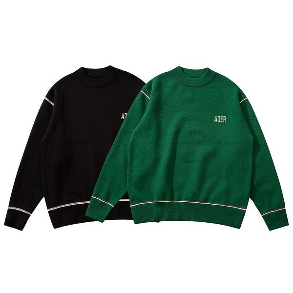 

men's sweaters 1:1 version 2021 ader error logo embroidery sweater men women couple fleece pullover high street casual oversize, White;black