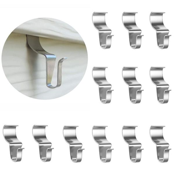 

hooks & rails 5 pack siding hanging heavy duty wall panel creative s-type stainless steel low profile no hole hanger