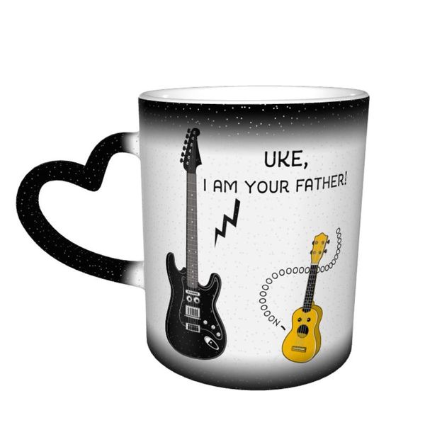 

mugs electric guitar mug kawaii pottery coffee color changing cups
