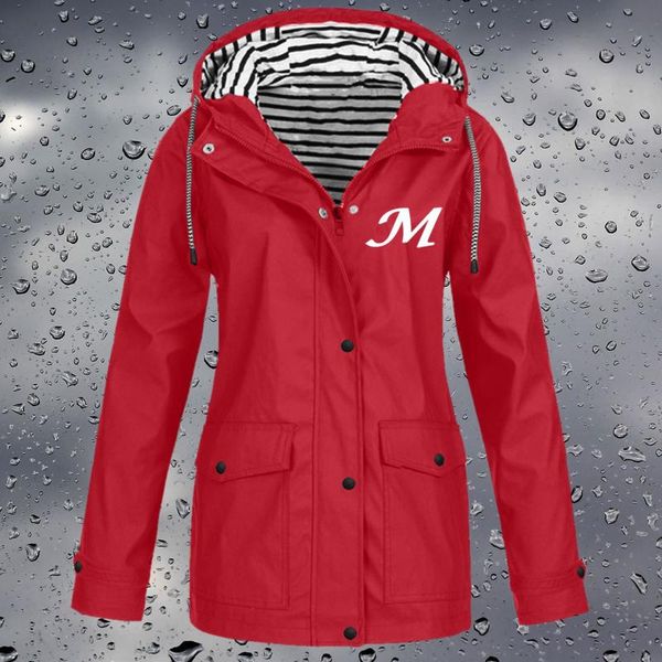 

women's jackets women autumn winter casual solid jacket outdoor hiking camping coat plus size hooded windproof watertight pockets, Black;brown