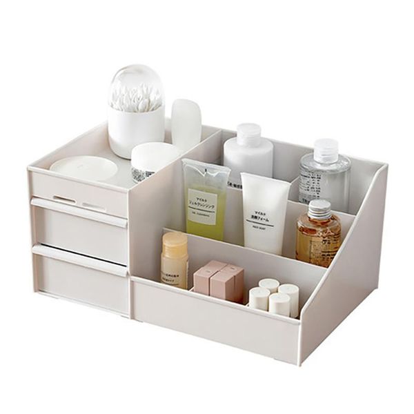 

bathroom storage & organization transparent makeup box large organizer cosmetic dressing table case for cosmetics jewelry