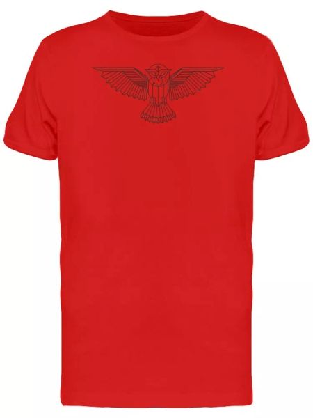 

black mystical owl men's tee -image by shutterstock, White;black