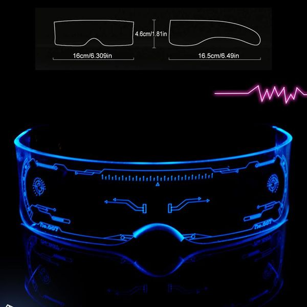 

party decoration 2021 led glasses flashing glowing luminous light up for christmas birthday nightclub