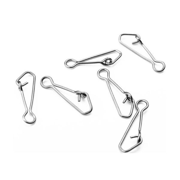 

fishing hooks dndyuju (size000-8) (20-100pcs) bearing swivels rolling rings interlock hook lure fishhook snap connector tackle