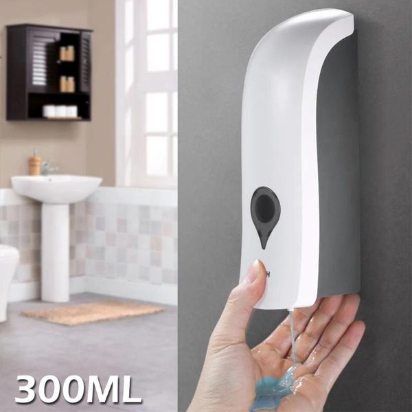 

300ml wall mounted liquid soap dispenser single head shower gel shampoo disinfectant holder