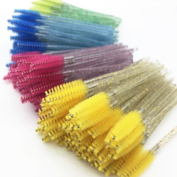 

makeup brushes 500/50pcs brush disposable mascara wands applicator spoolers eye lashes cosmetic makeups tools